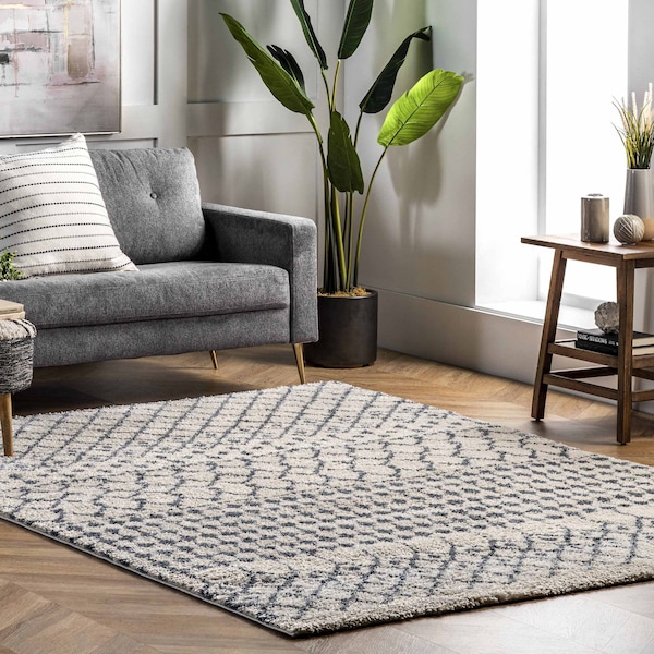 Nuloom Moroccan Barbara Area Rug 5ft GROC01A-S505 - main